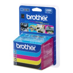 Brother LC900 Ink Cartridge, Black, Cyan, Magenta, Yellow 4 Pack, LC-900VALBP (package 4 each)